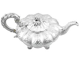 19th Century Teapot in Sterling Silver