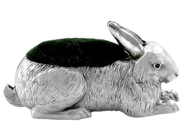 Silver Rabbit Pin Cushion