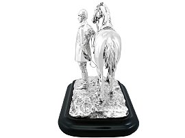Large Sterling Silver Horse Figurine
