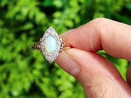 Victorian Opal and Diamond Ring for Sale