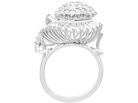 Diamond Cluster Ring with Baguettes 