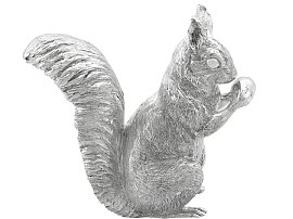 Sterling Silver Squirrel Ornament
