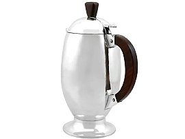 Design Style Coffee Jug Silver