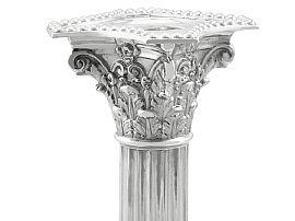 Silver Piano Candle Holders Decoration