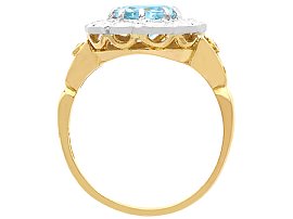 Heart Shaped Aquamarine Ring for Sale