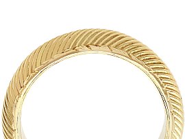 Georgian Gold Ring Side View