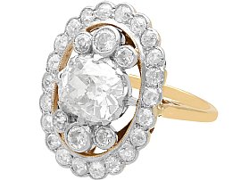1920s Large Diamond Ring for Sale