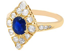 Sapphire and Diamond Dress Ring