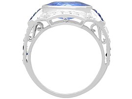Ceylon Sapphire and Diamond Ring for Sale