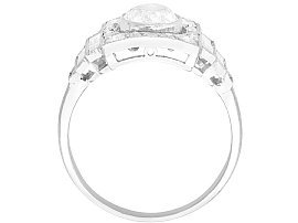 Art Deco Style Diamond Ring in Platinum