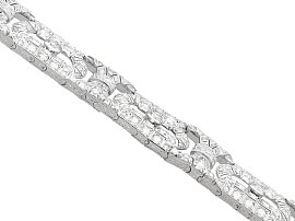 Art Deco Platinum Diamond Bracelet UK