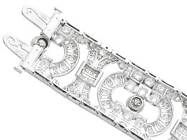 Antique Art Deco Platinum Diamond Bracelet
