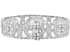 Art Deco Platinum Diamond Bracelet 1920s