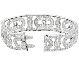 1920s Art Deco Platinum Diamond Bracelet