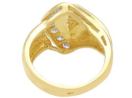 1950s Diamond Gold Ring