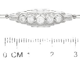 White Gold Diamond Bracelet size