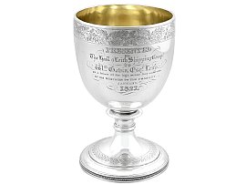Scottish Sterling Silver Goblet - Antique George IV (1820)