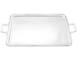 20th Century Sterling Silver Serving Tray; C8400