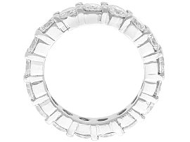 Size H Eternity Ring in Platinum for Sale