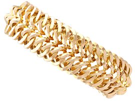French 18ct Yellow Gold Bracelet
