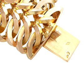 Vintage French Gold Bracelet Hallmarks 