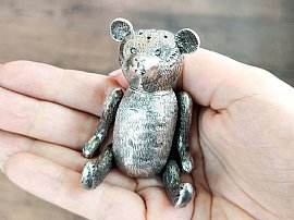 Sterling Silver Teddy Bear Pepper