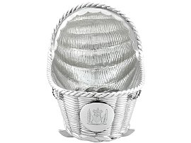 Sterling Silver Cradle Basket 