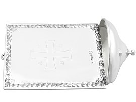 Antique Silver Holy Wall Font with Cross