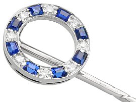 Diamond and Sapphire Pin