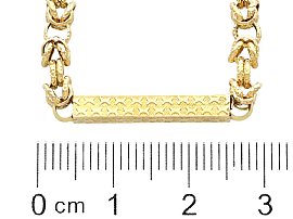 Georgian Gold Chain for Sale ruler