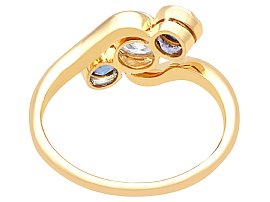 Edwardian Sapphire and Diamond Trilogy Ring