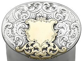 Antique Silver and Gold Box Decoration 