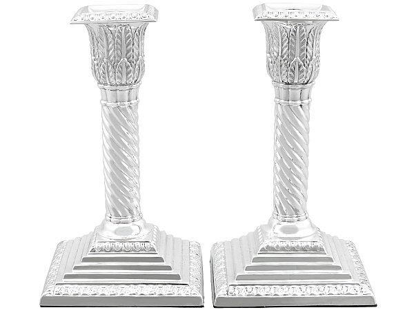 Antique Victorian Candle Holders