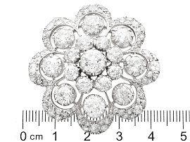Victorian Diamond Brooch ruler 