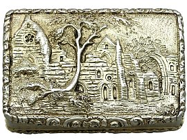 Sterling Silver Gilt Vinaigrette - Antique (1835)