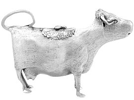 Sterling Silver Cow Creamer - Antique George III