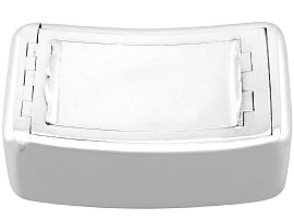Georgian Sterling Silver Snuff and Pill Box