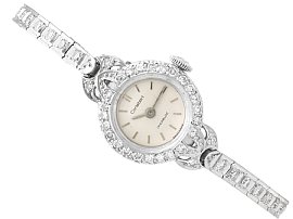 2.16ct Diamond Ladies Watch - Vintage Circa 1940