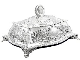 Victorian Sterling Silver Jewellery Casket