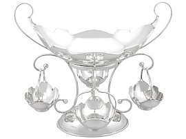 Sterling Silver Epergne/Centrepiece - Art Nouveau - Antique George V (1911)