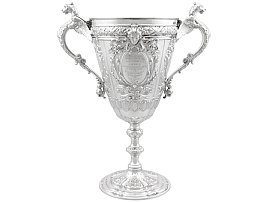 Victorian Sterling Silver Presentation Cup - (1873); C9502