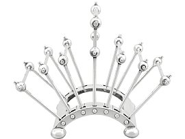 Sterling Silver Toast Rack - Antique Edwardian