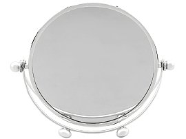 Antique Sterling Silver Shaving Mirror - George V (1919)
