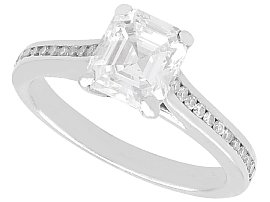 Vintage 1.45ct Diamond and Platinum Solitaire Ring