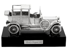 Spanish Silver Presentation Car Model - Circa 1995