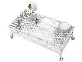 Sterling Silver Inkstand 