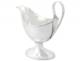 Solid Silver Sauce Boat