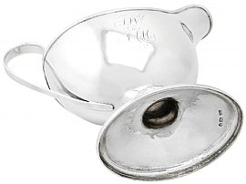 Antique Solid Silver Sauce Boat