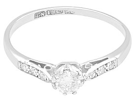 0.22 ct Diamond Solitaire Ring for Sale