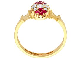 Antique Edwardian Ruby Ring in Yellow Gold
